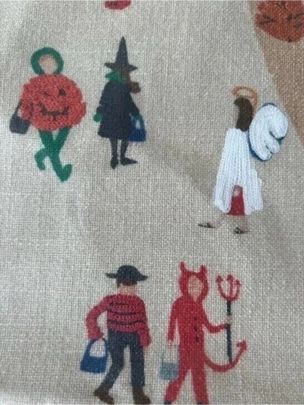 West Elm x Nicole Cicak Halloween Trick-or-Treat Pillow Cover 20x20 NWT